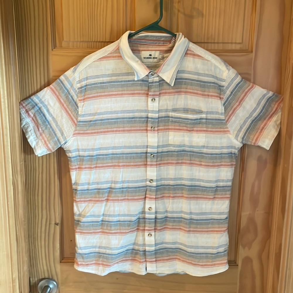 The Normal Brand Cotton Linen Short Sleeve large